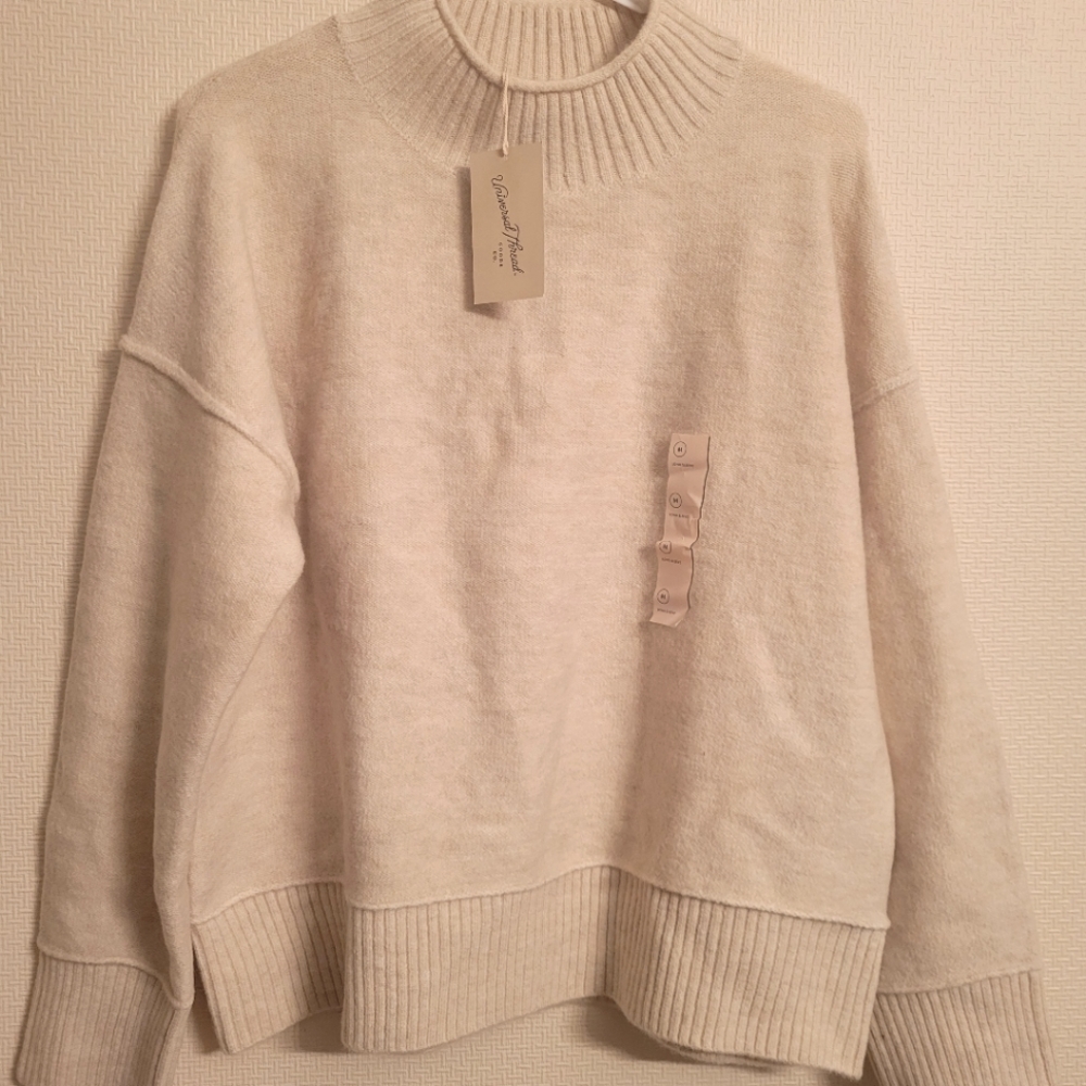 Womens mock turtle neck sweater